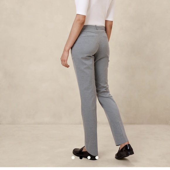 Banana Republic Factory NWT Sz 4 Ryan pant and matching Gray twill blazer - Picture 8 of 16